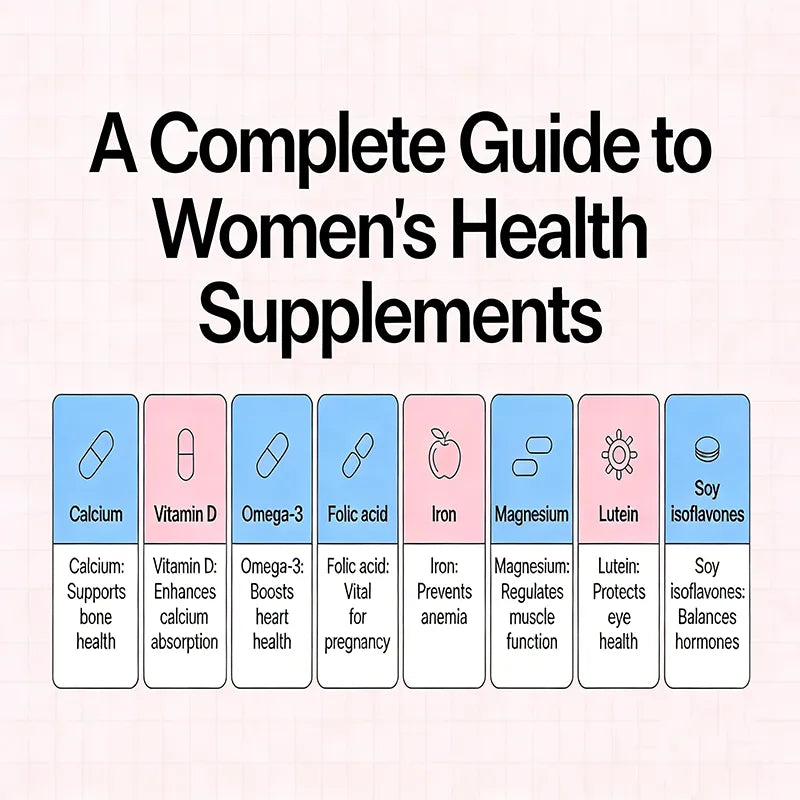 A complete guide to women's health supplements