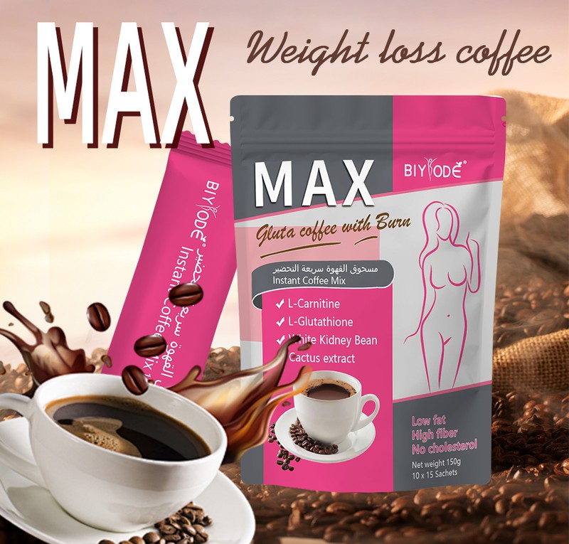 BIYODE MAX Weight Management Coffee with L-Carnitine & White Kidney Bean – 15 Sachets