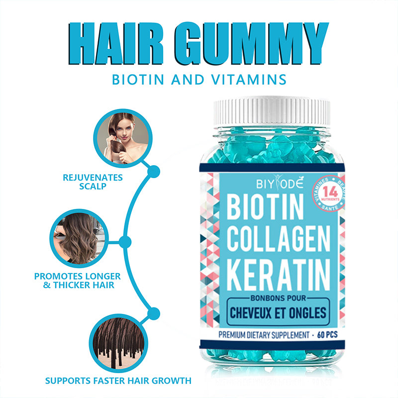 Biyode Hair Gummies Nutritional Supplements