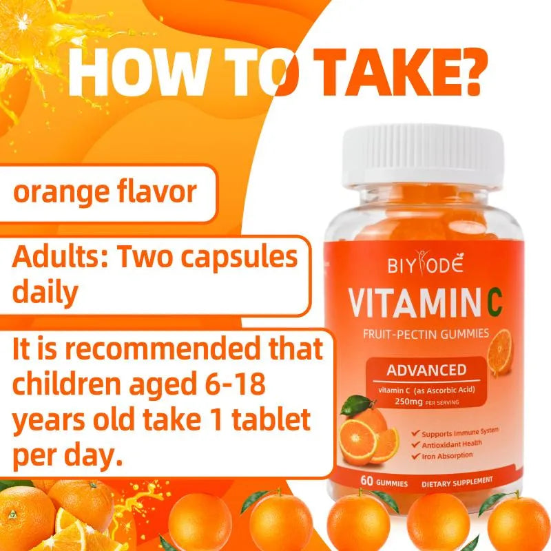 Biyode Collagen Vitamin C Gummies Dietary Supplements