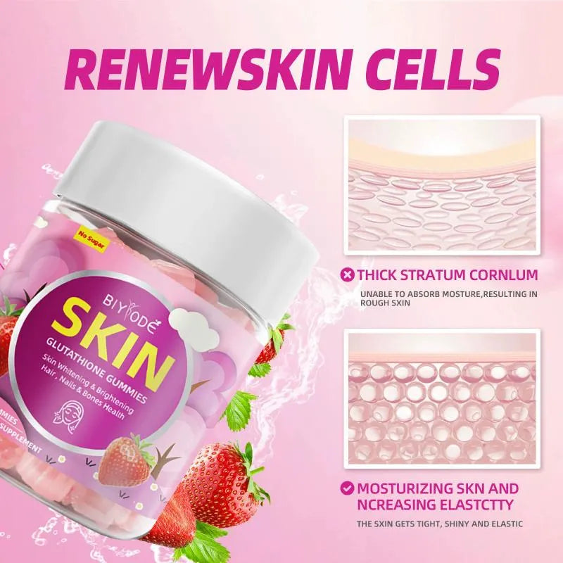 Premium Skin Brightening Gummies | Glutathione Beauty Supplement for Radiant Skin