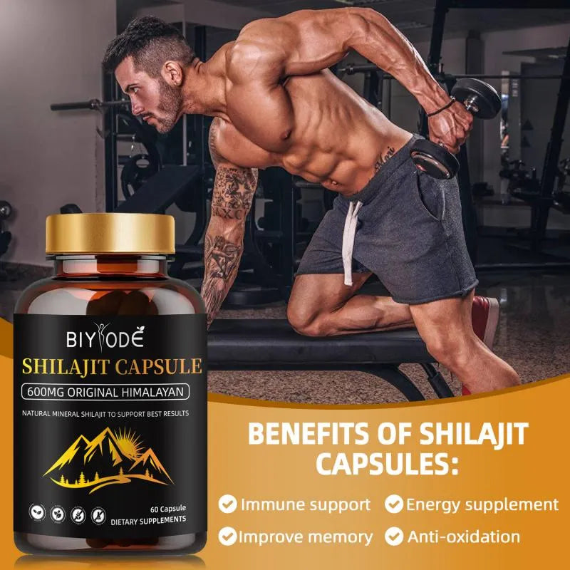 Shilajit AG 8-in-1 Advanced Herbal Blend Capsules for Daily Wellness