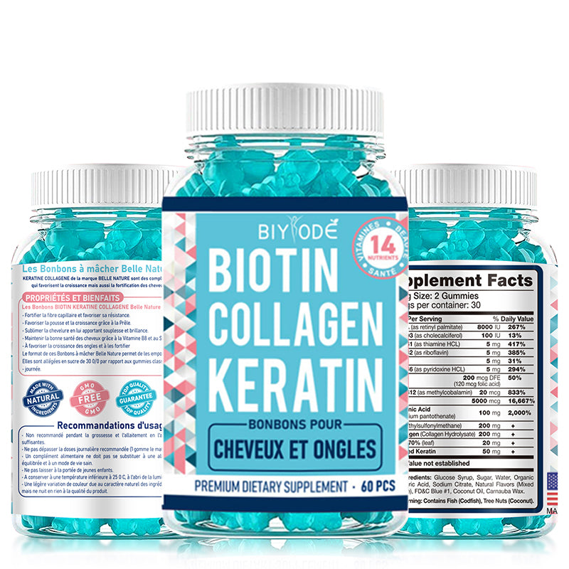 Biyode Hair Gummies Nutritional Supplements