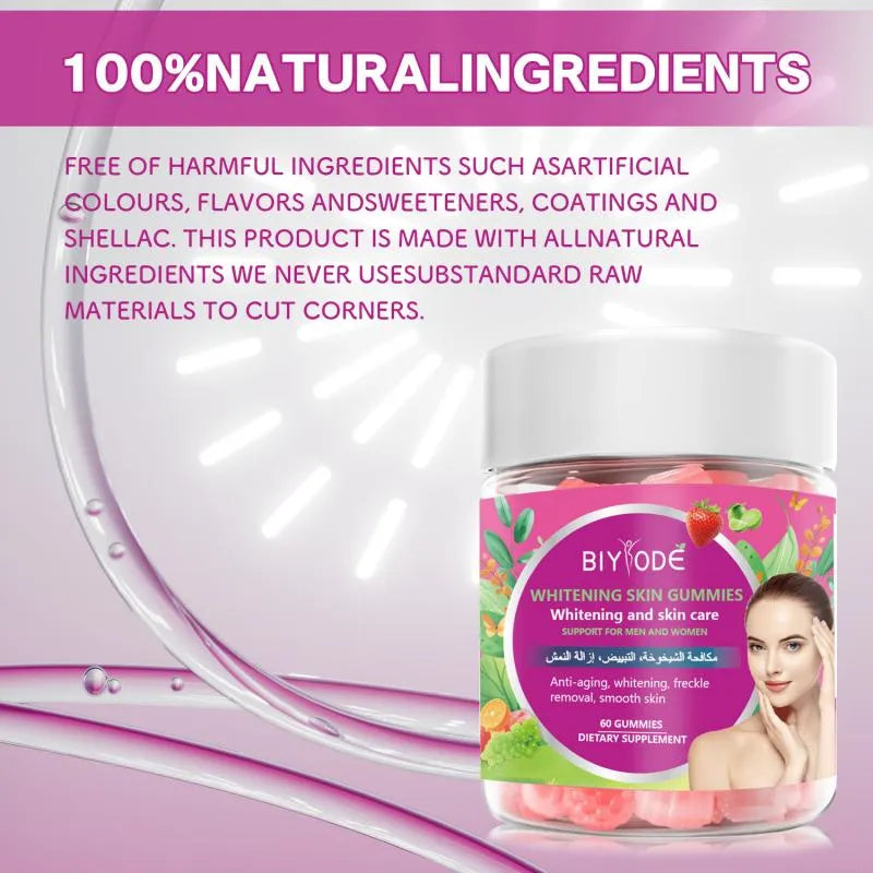 Skin Whitening Gummies – Brighten Your Skin & Boost Daily Radiance