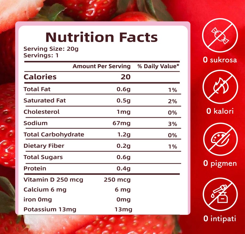BIYODE Beauty Milk Strawberry Collagen & Glutathione Drink Mix – 10 Sachets