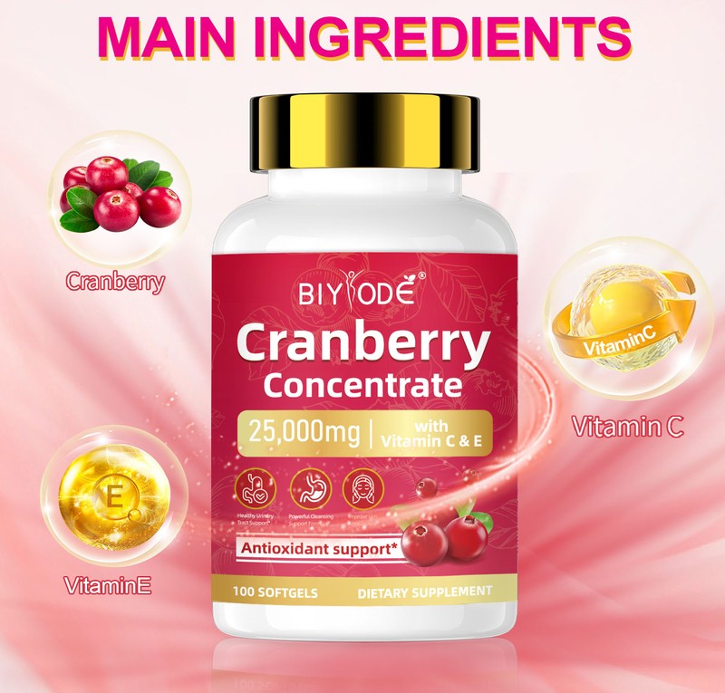 BIYODE cranberry concentrate daily wellness supplement