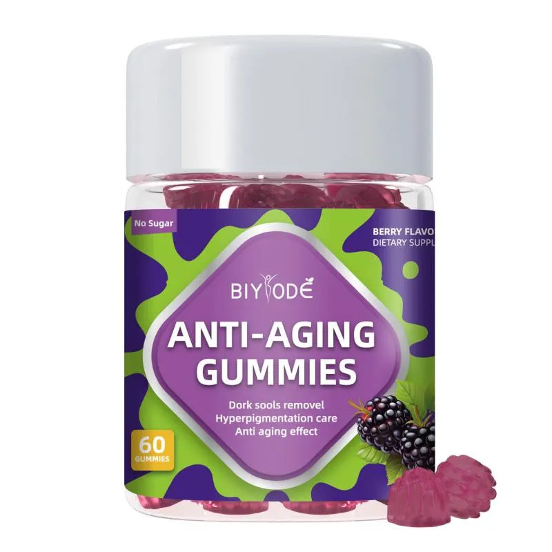 Anti-Aging Beauty Gummies for Radiant Skin & Youthful Glow