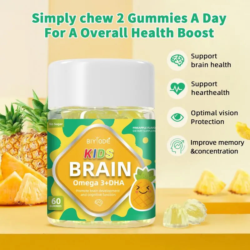 Kids DHA Gummies | Tasty Filled Gummies for Growing Minds