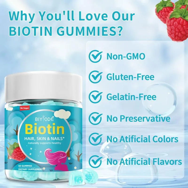 High Potency Biotin Gummies Supplier for Beauty & Wellness Brands