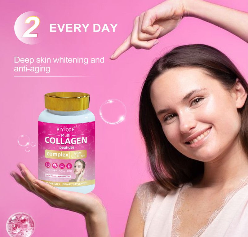 BIYODE multi collagen softgels for daily wellness support