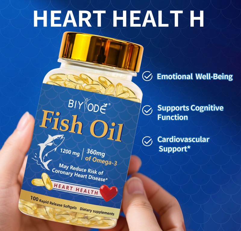 BIYODE fish oil supplement for cardiovascular wellness