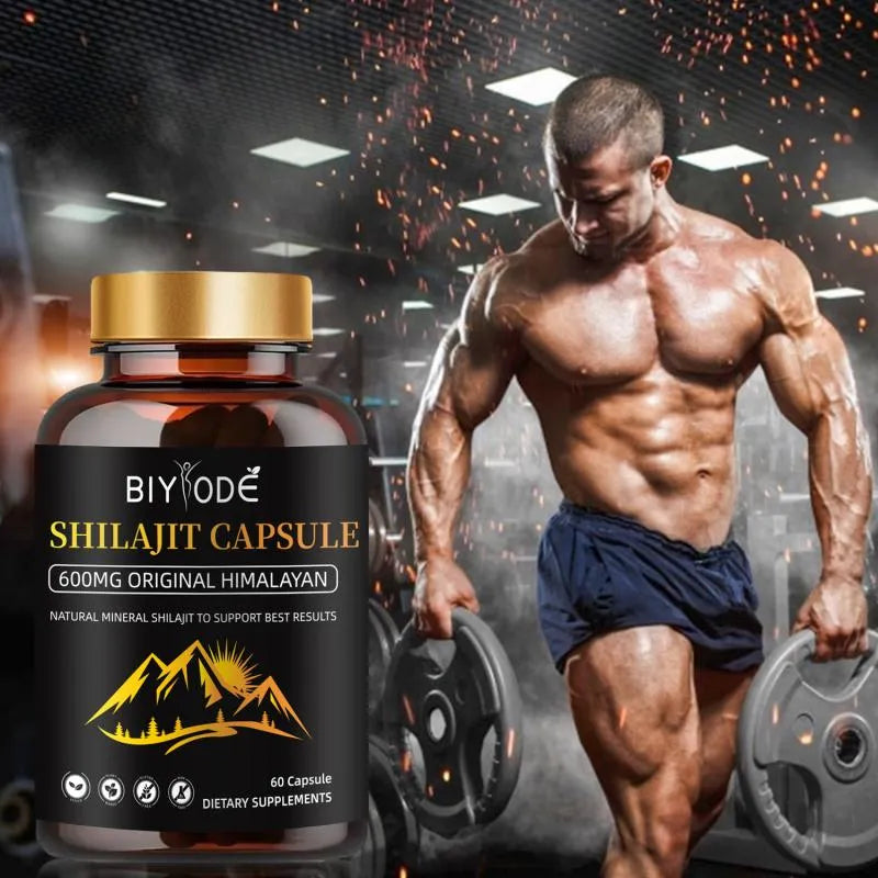Shilajit AG 8-in-1 Advanced Herbal Blend Capsules for Daily Wellness