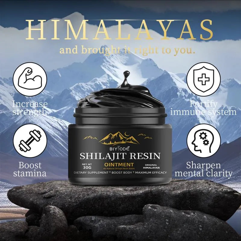 Premium Himalayan Shilajit Resin – Natural Energy, Stamina & Daily Wellness Support