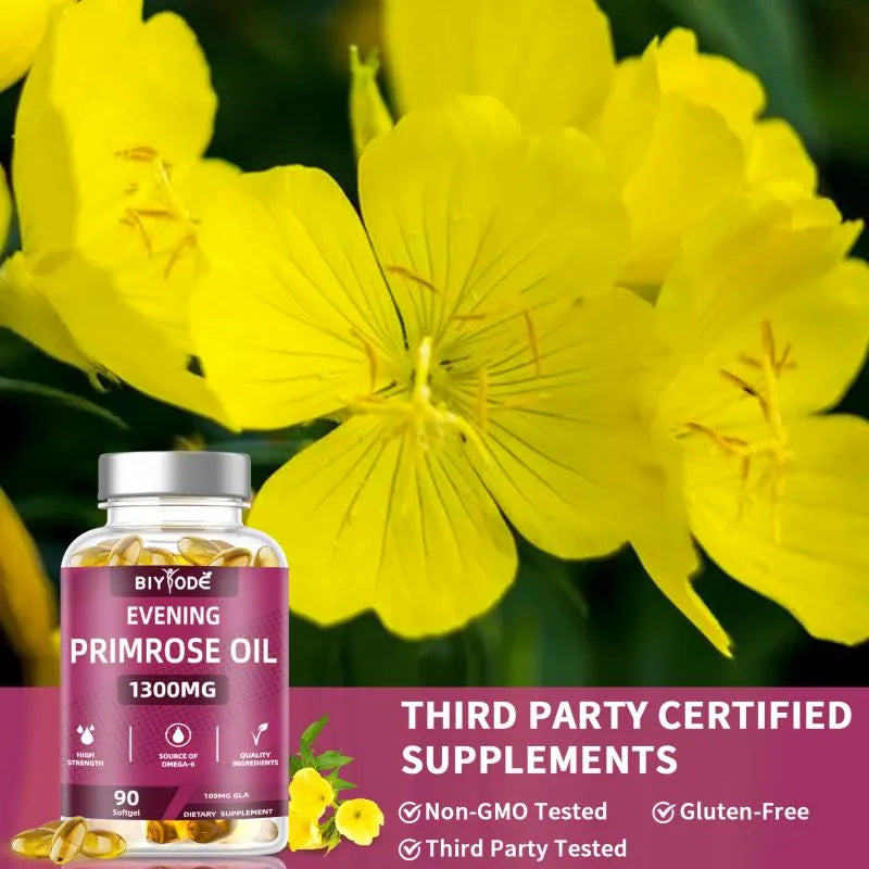 Biyode Evening Primrose Oil Capsules Health Supplement
