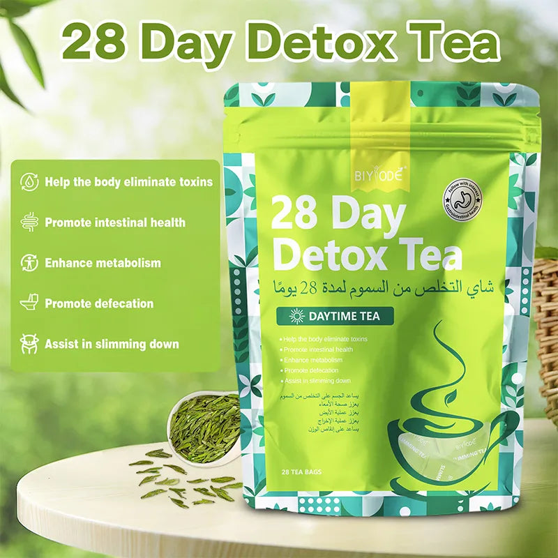 Biyode 28 Day Detox Tea Natural Tea For Defecation