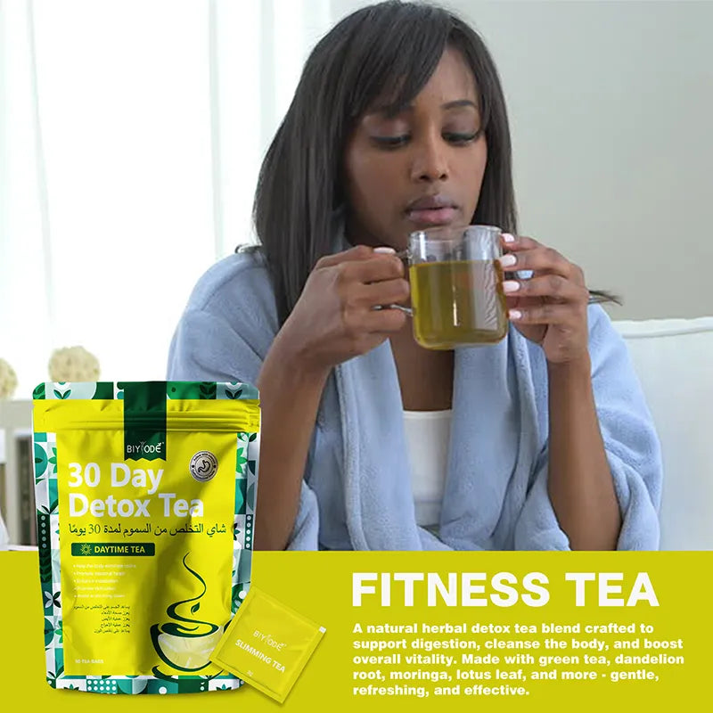 Biyode 30 Day Detox Tea Eliminate Toxins Tea Supplement