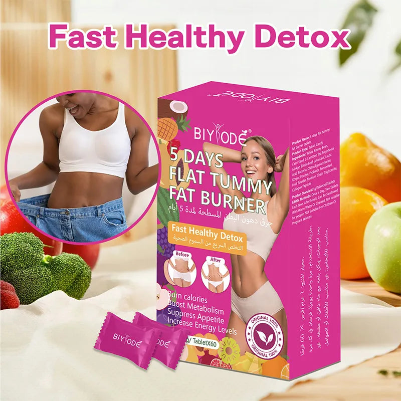 Biyode 5 Days Flat Tummy 60 Tablets Dietary Supplement