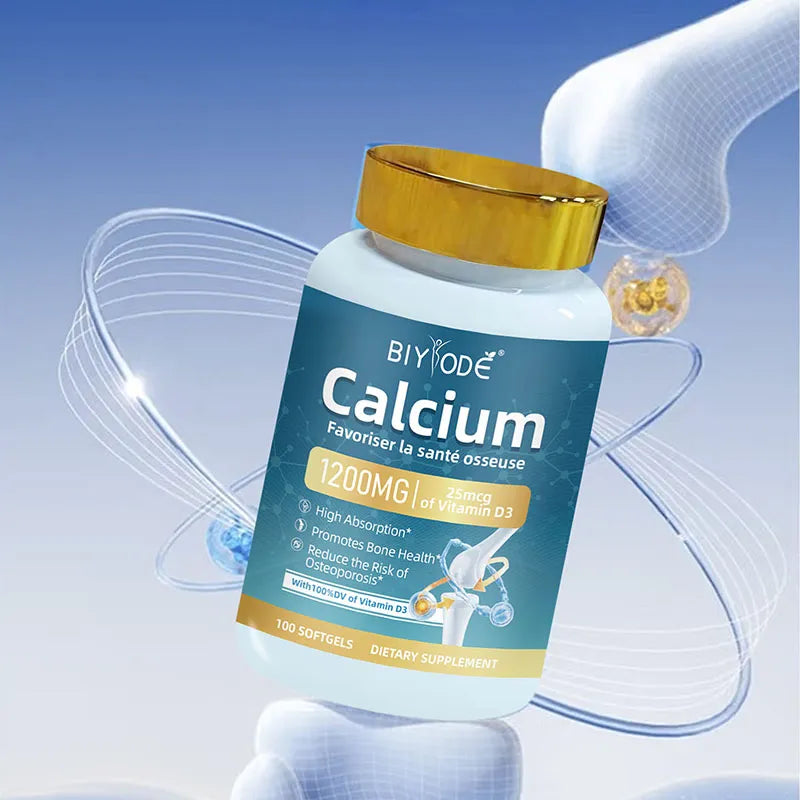 Biyode Calcium Softgels 100 Softgels Dietary Supplements