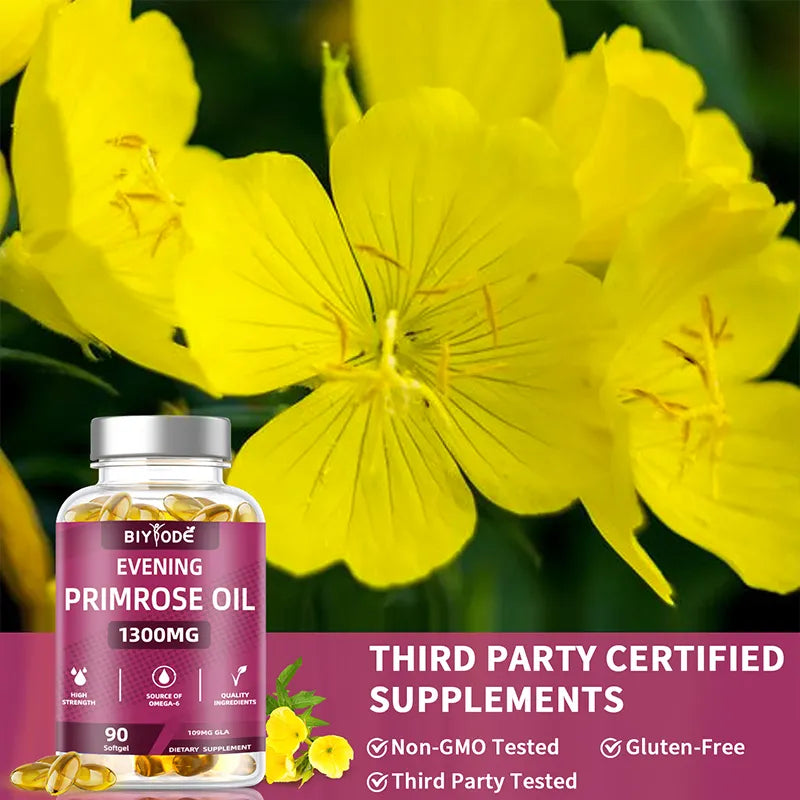 Biyode Evening Peimrose Oil 90 Softgel For Healthy Skin