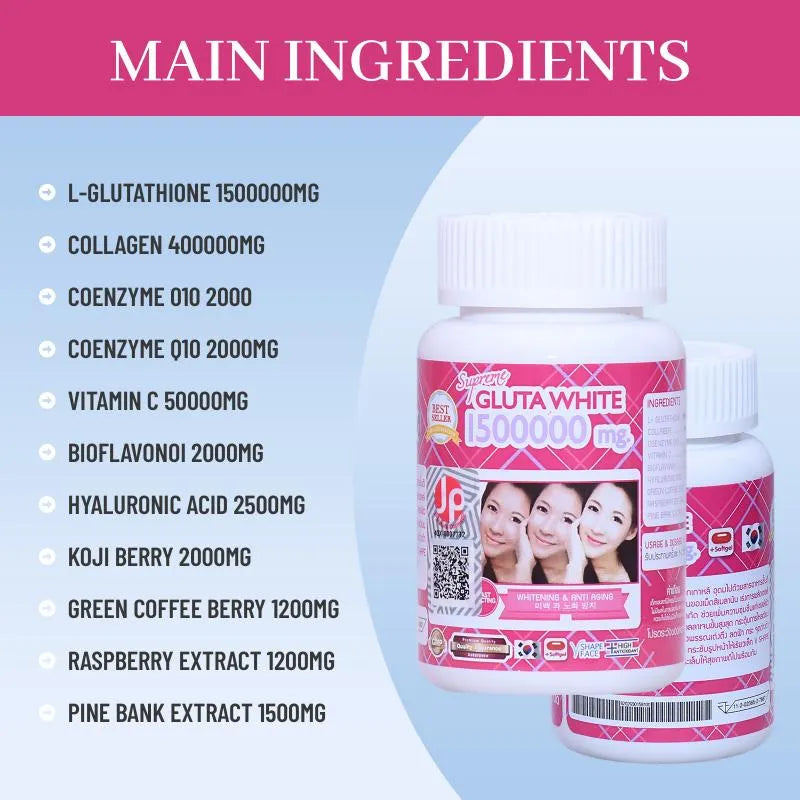 Glutathione Capsules – Antioxidant Support for Healthy Skin & Overall Wellness