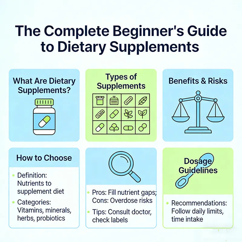 The Complete Beginner's Guide to Dietary Supplements
