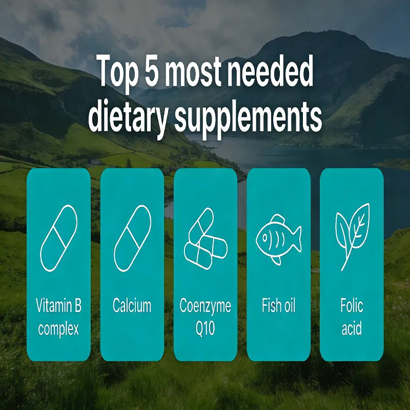 Top 5 most needed dietary supplements