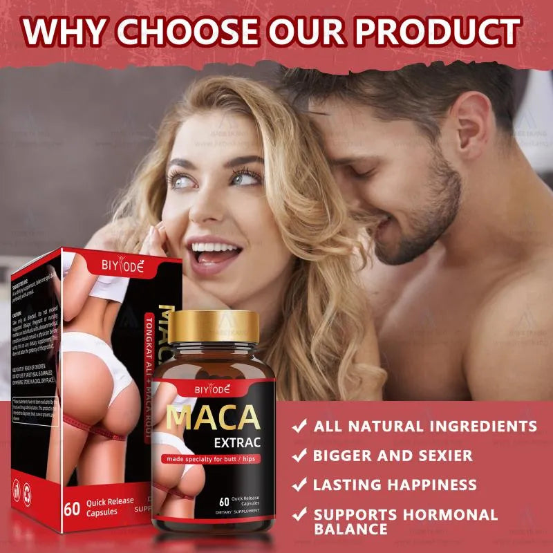OEM Maca Root Capsules | Men's Wellness & Energy Support Supplement Supplier