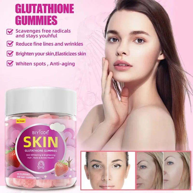 Premium Skin Brightening Gummies | Glutathione Beauty Supplement for Radiant Skin