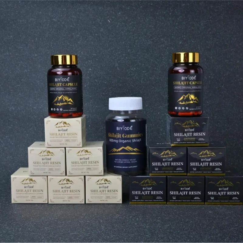 Shilajit Paste (Gold Lid Upgraded Version) | High-purity Himalayan mineral essence | Daily vitality supplement