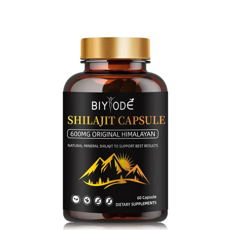 Shilajit AG 8-in-1 Advanced Herbal Blend Capsules for Daily Wellness