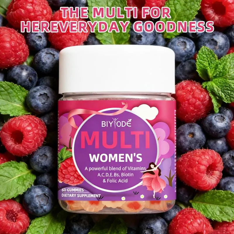 Women's Multivitamin Gummies for Daily Wellness, Beauty & Energy Support