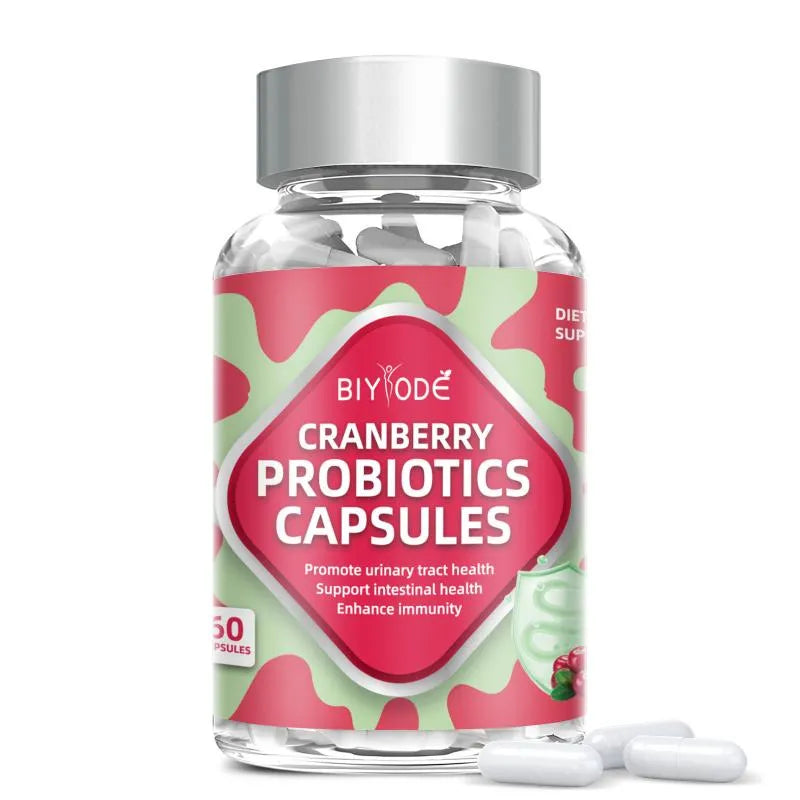 Biyode Cranberry Probiotics Capsules Nutritional Supplements