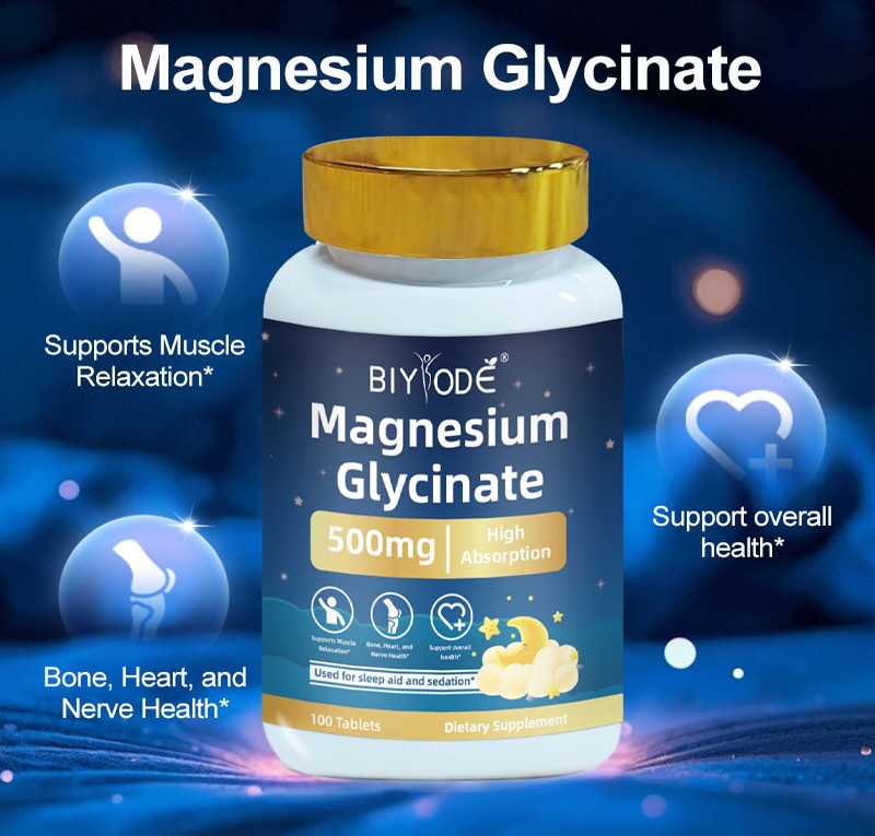BIYODE Magnesium Glycinate – 100 Tablets