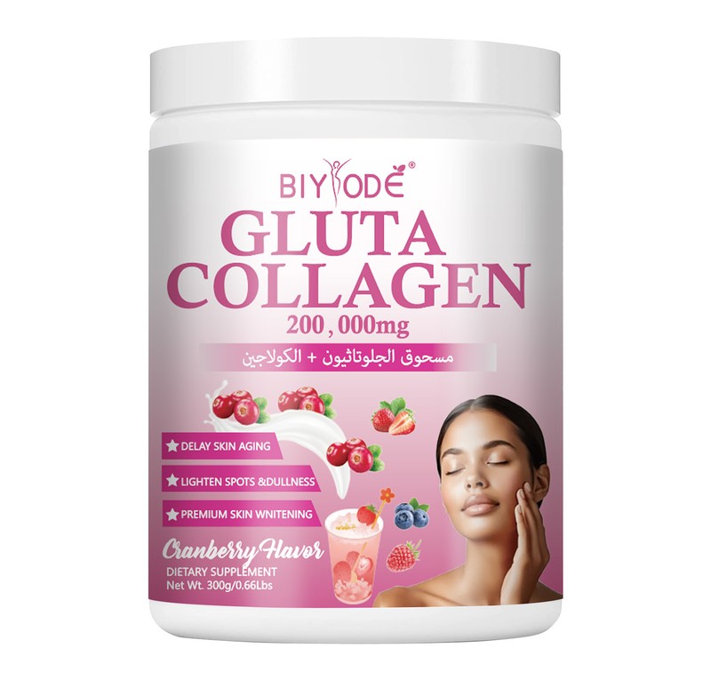 BIYODE Gluta Collagen Cranberry-Flavored Beauty Drink Powder – 300 g