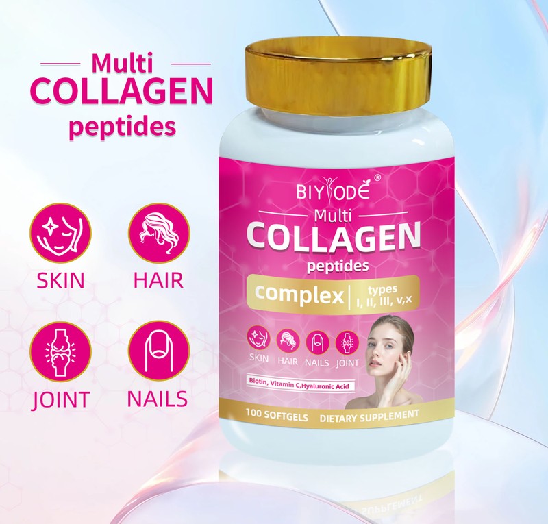 BIYODE multi collagen supplement for skin hair nails and joints