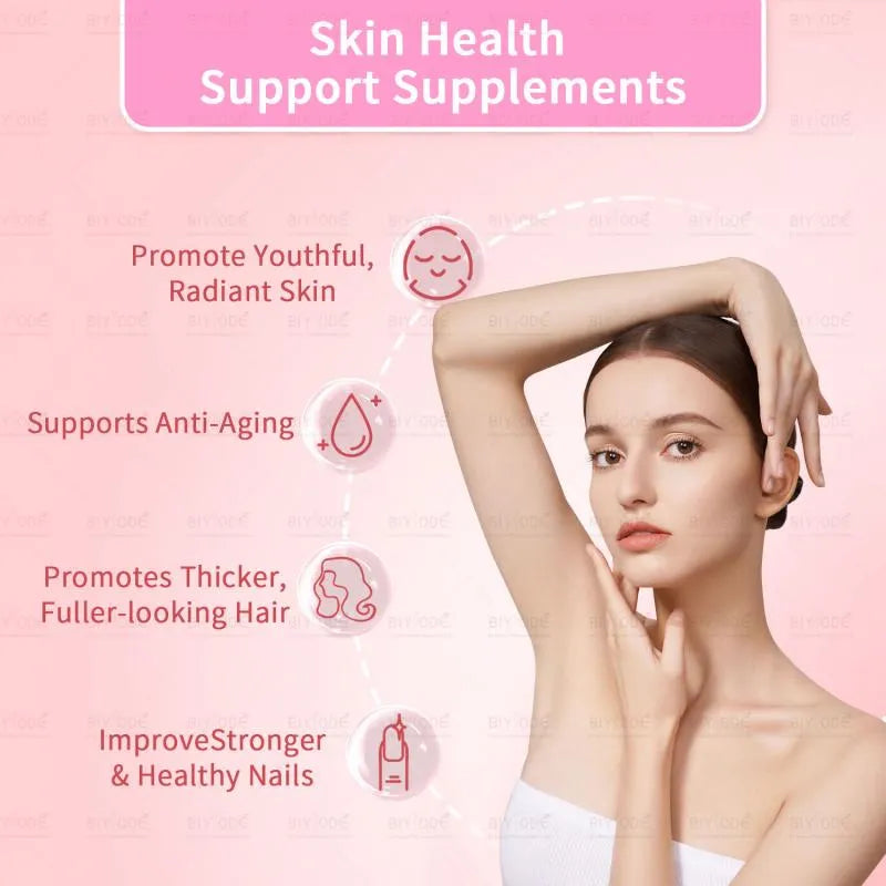 Biyode Collagen+VitaminC Gummies Suitable for Men and Women Aged 25+