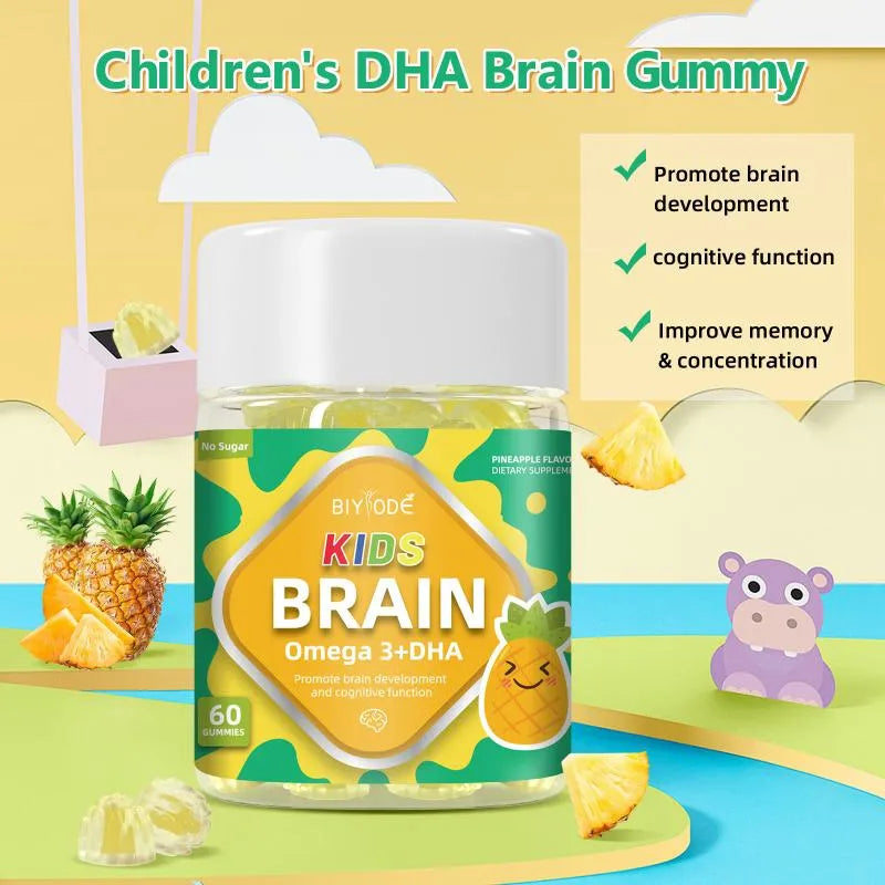 Kids DHA Gummies | Tasty Filled Gummies for Growing Minds