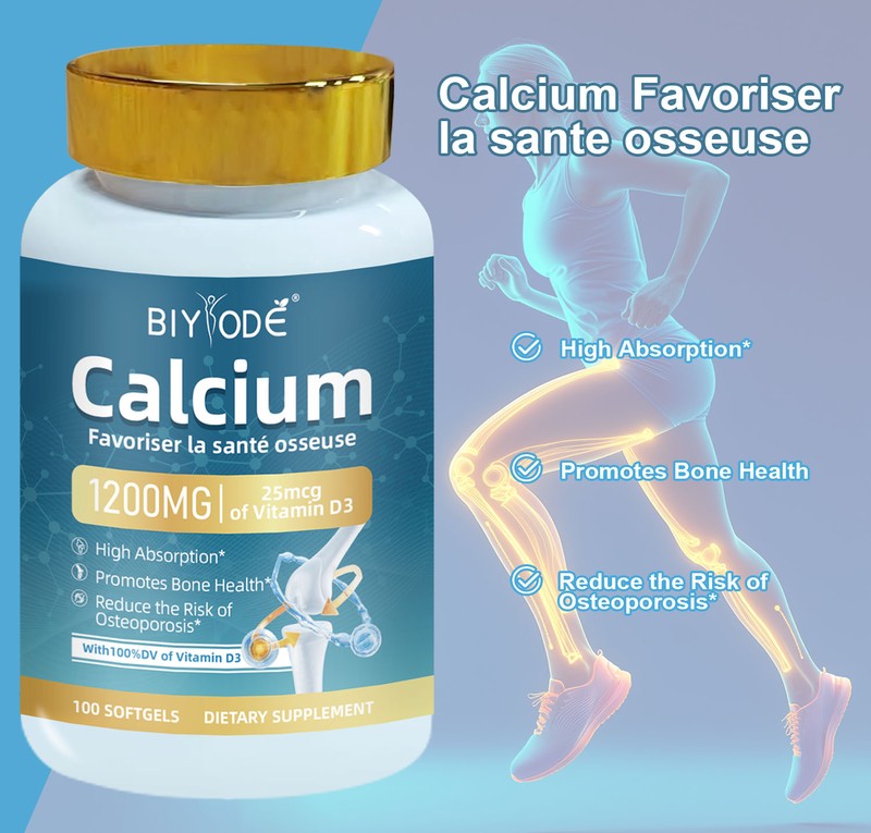 BIYODE calcium and vitamin D3 bone health supplement