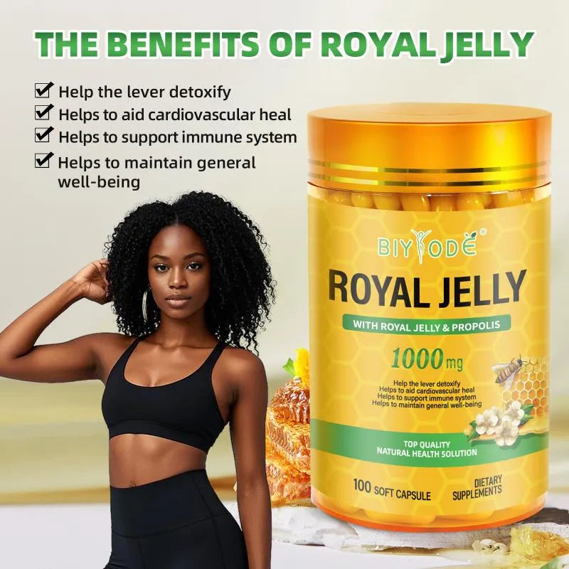 Biyode Royal Jelly Capsules Health Supplement