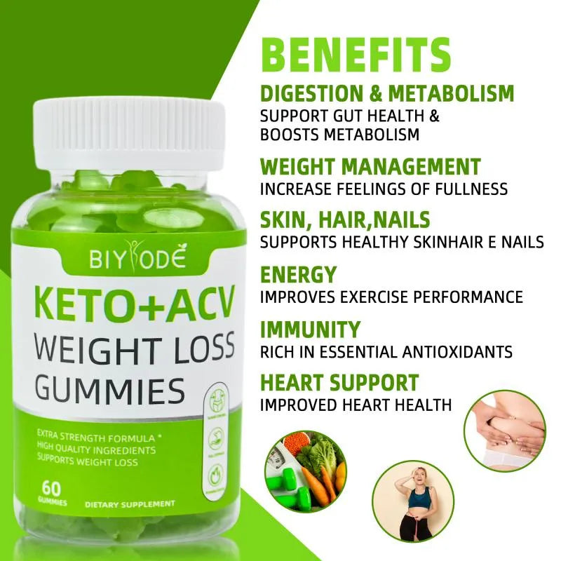Biyode Apple Cider Vinegar & Keto Gummies Dietary Supplements