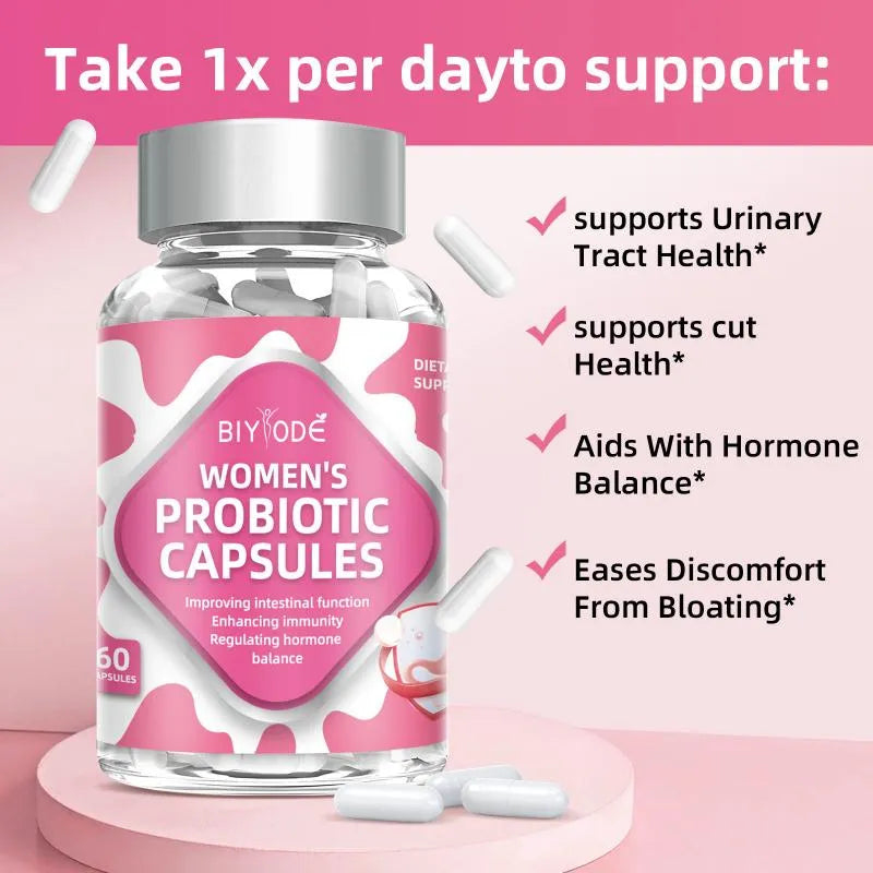 Biyode Women's Probiotic Capsules Nutritional Supplements