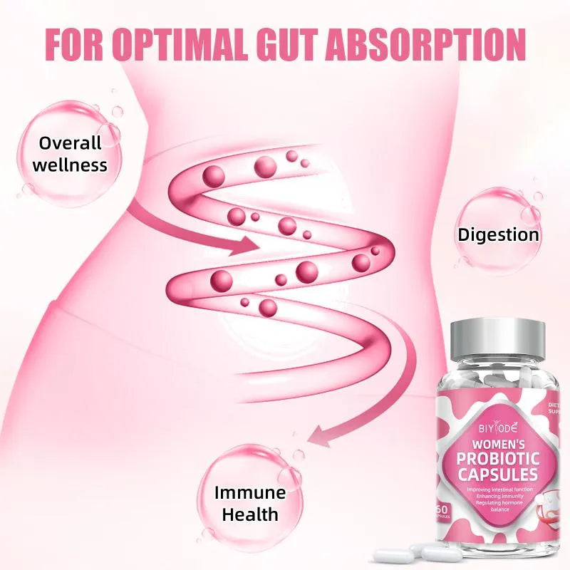 Biyode Women's Probiotic Capsules Nutritional Supplements