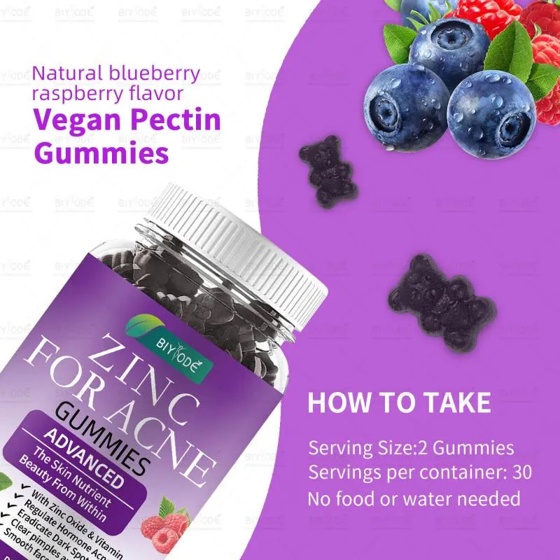 Zinc Gummies | Immune Support & Daily Wellness Supplement | 60 Gummies