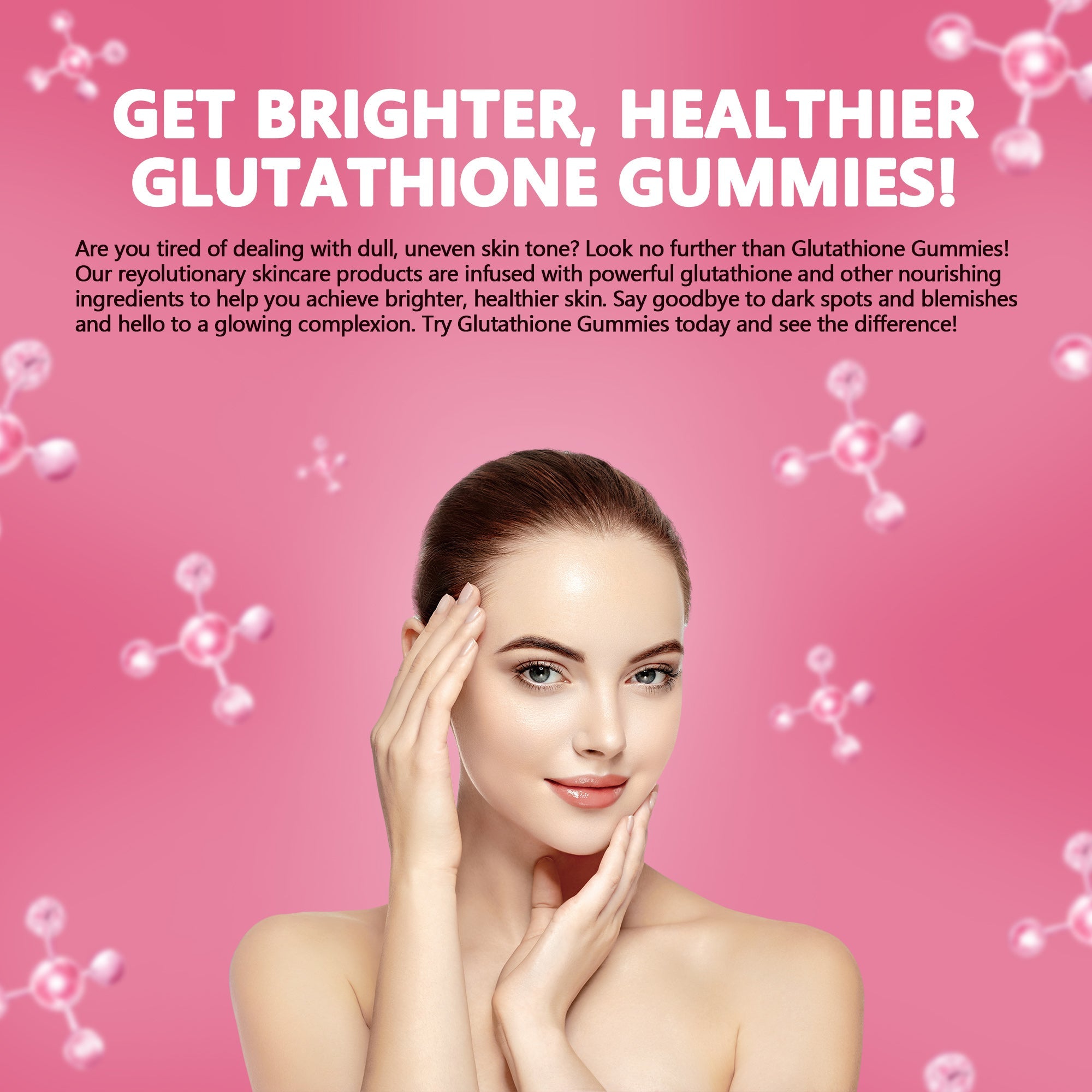 BIYODE Glutathione Collagen Gummies for Dark Spot, 60 Pieces/Bottle Korea