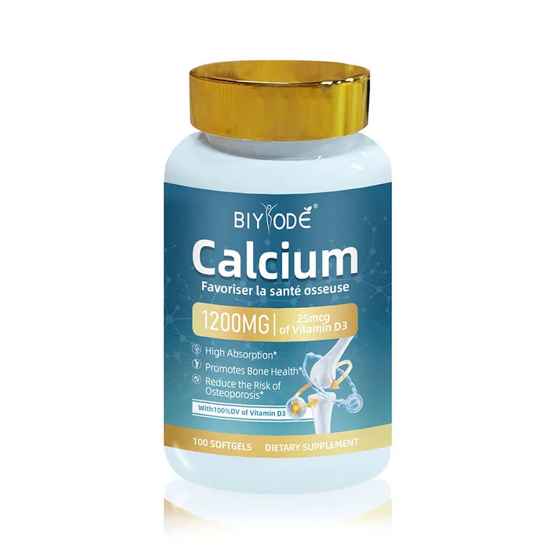 Biyode Calcium Softgels 100 Softgels Dietary Supplements