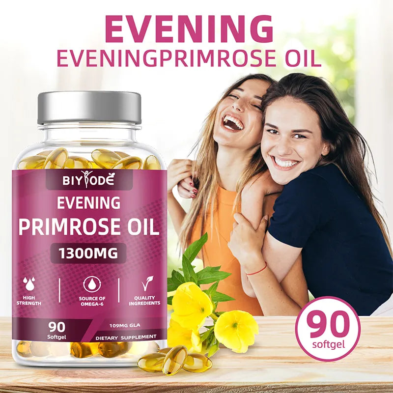 Biyode Evening Peimrose Oil 90 Softgel For Healthy Skin