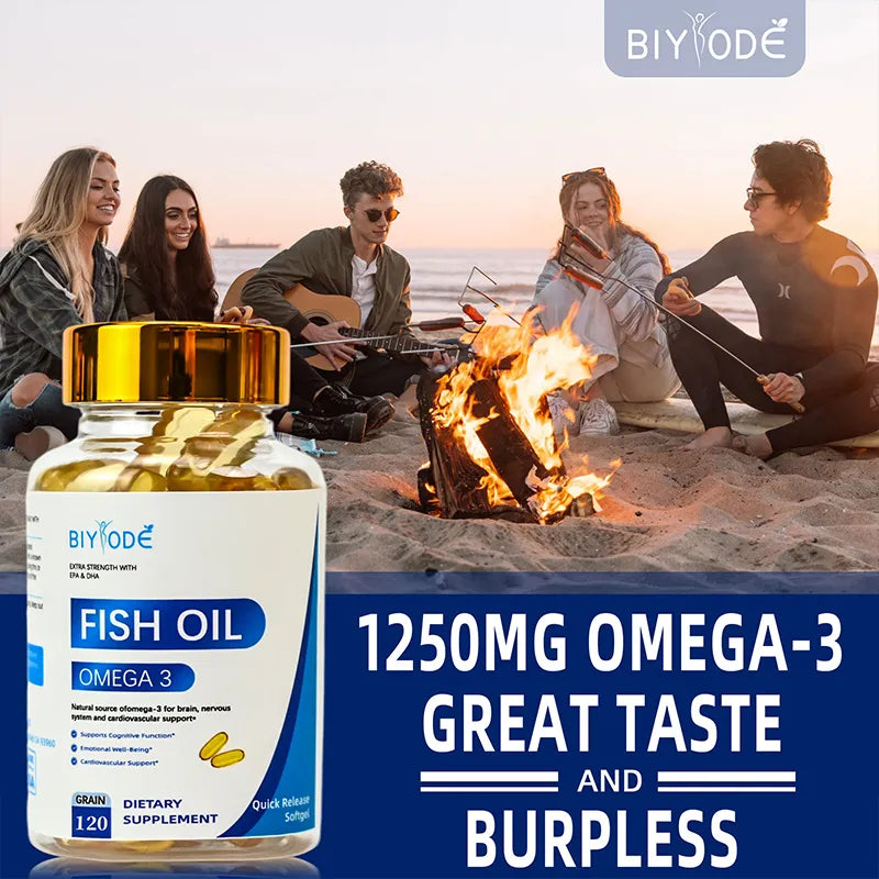 Biyode Fish Oil Omega 3 Softgel Quick Release