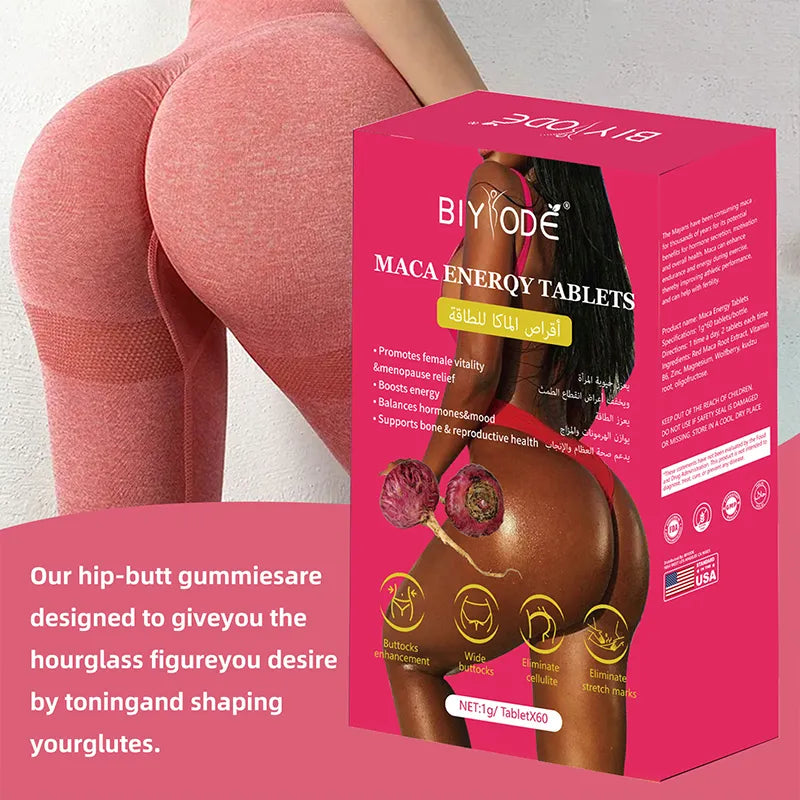 Biyode Maca Tablets For Butt Nutrition Supplement