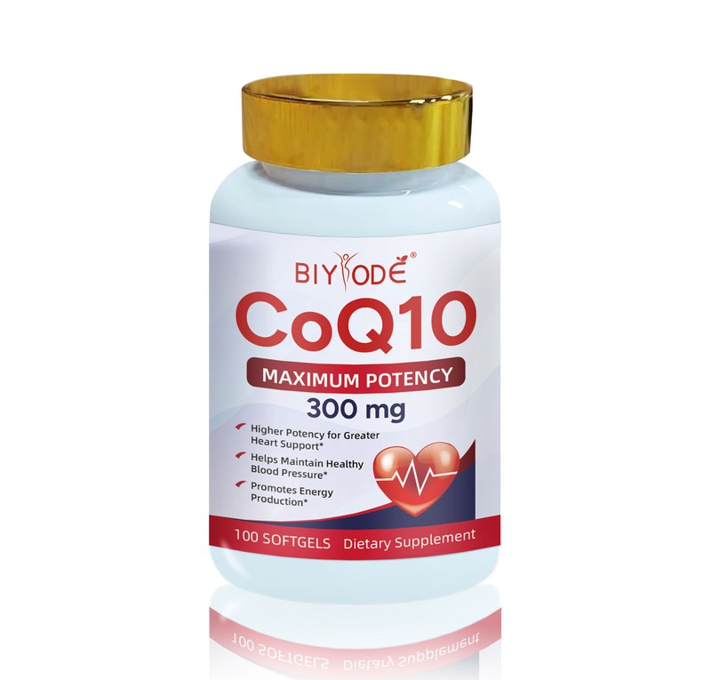BIYODE CoQ10 300 mg 100 softgels bottle