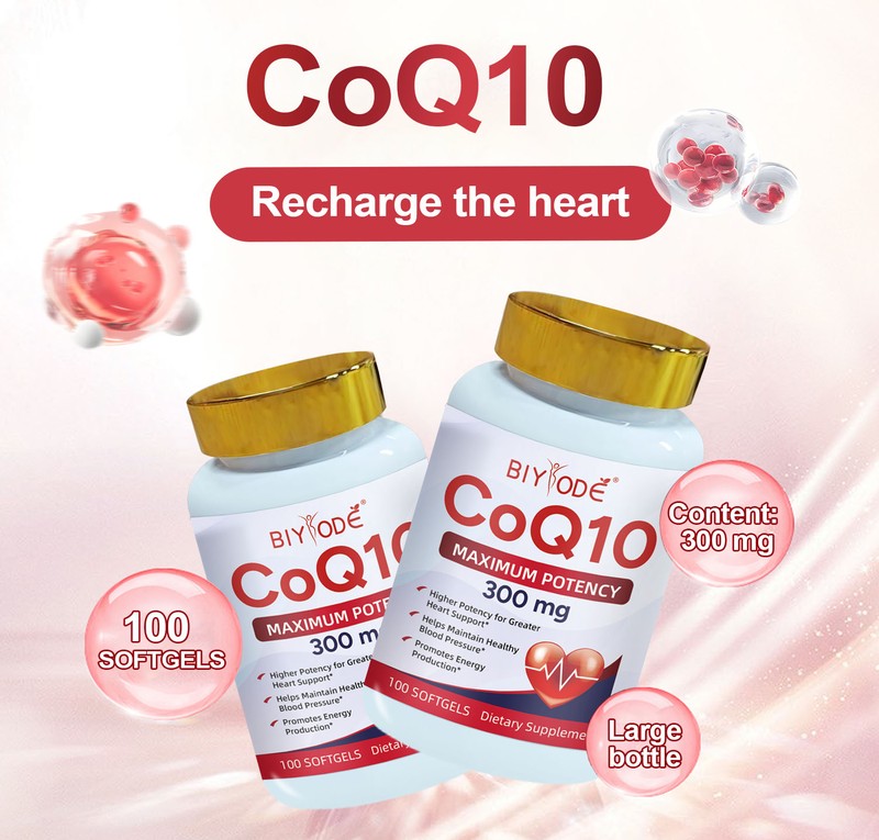 BIYODE CoQ10 300 mg softgel supplement
